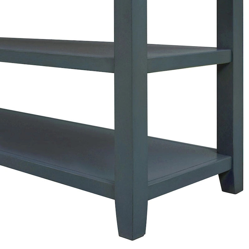 Mesa consola con 3 cajones y 2 estantes