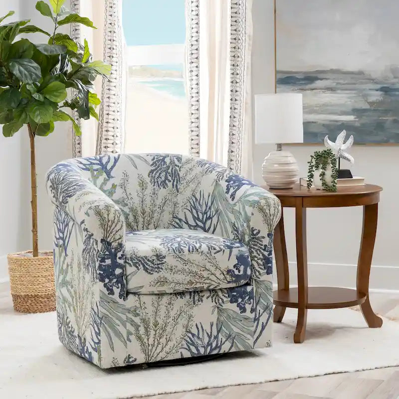 Sillón decorativo giratorio Coastal