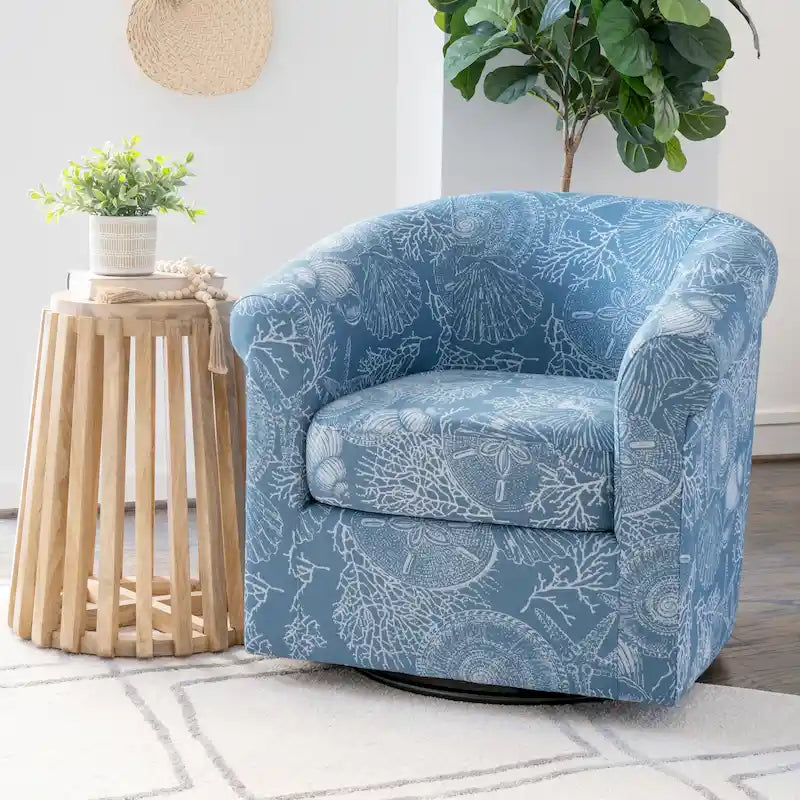 Sillón decorativo giratorio Coastal