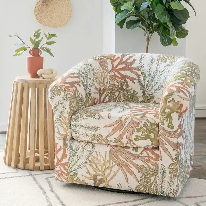 Sillón decorativo giratorio Coastal
