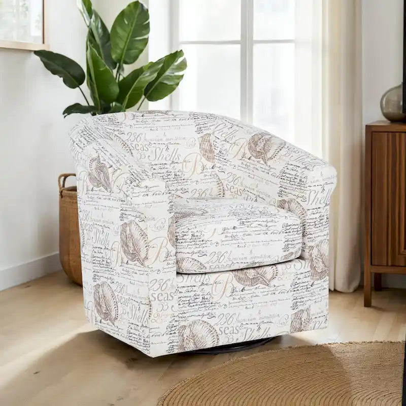 Sillón decorativo giratorio Coastal