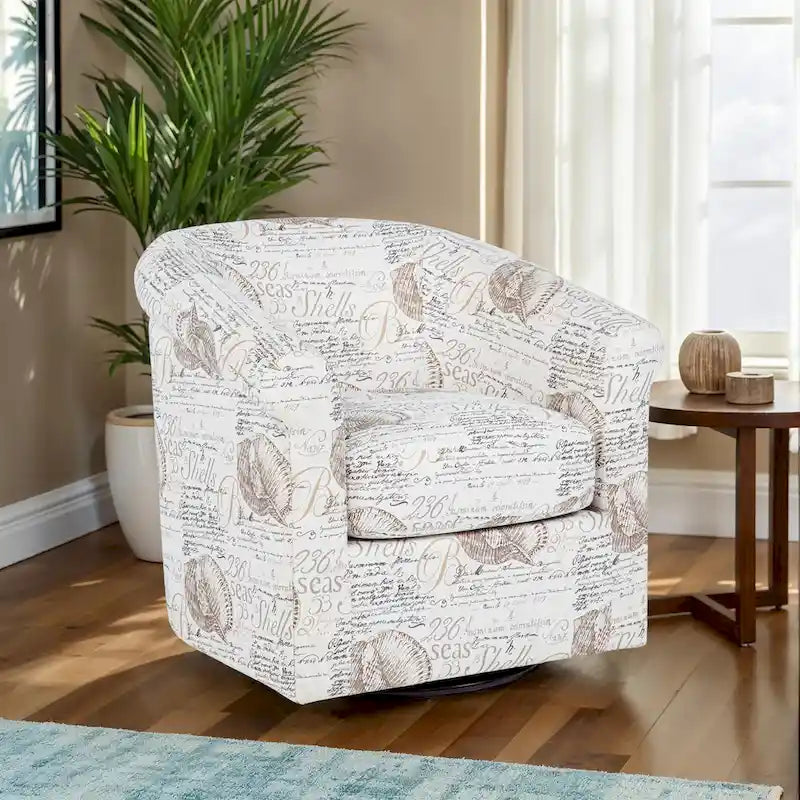 Sillón decorativo giratorio Coastal