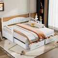 Sofá Cama Doble de Madera con 2 Cajones y Nido