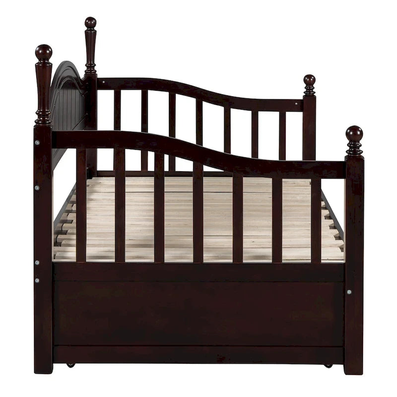 Sofá Cama Doble de Madera con 2 Cajones y Nido