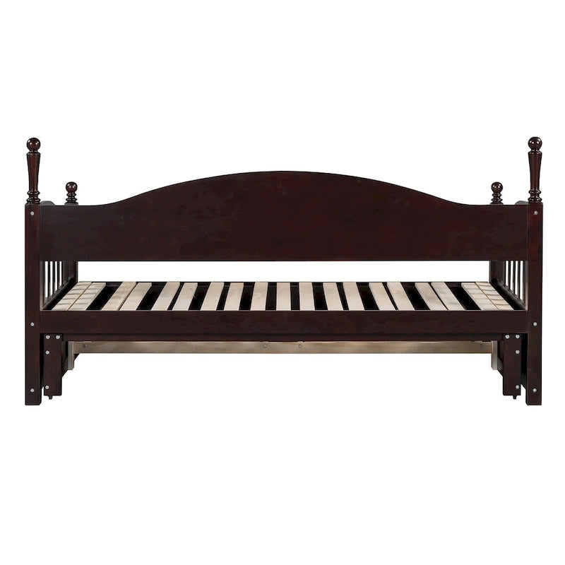 Sofá Cama Doble de Madera con 2 Cajones y Nido