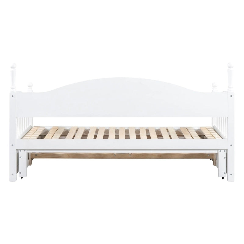 Sofá Cama Doble de Madera con 2 Cajones y Nido