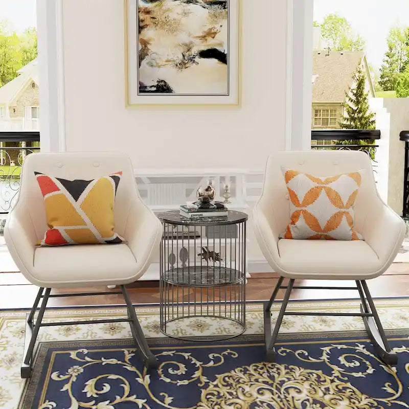 Sillón decorativo, sillas tapizadas con botones y patas de madera para sala de estar, sillón cómodo de terciopelo esmerilado