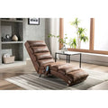 Sillón Chaise Lounge de Lino para Interiores, Tumbona Larga Moderna para Oficina o Sala de Estar