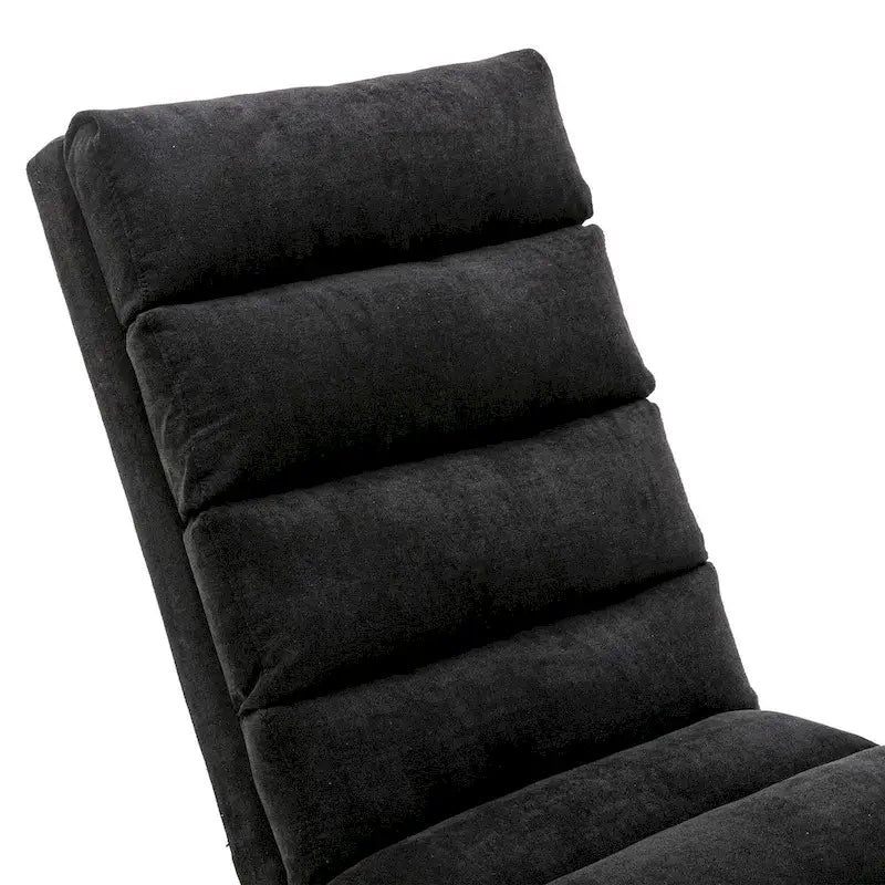 Sillón Chaise Lounge de Lino para Interiores, Tumbona Larga Moderna para Oficina o Sala de Estar