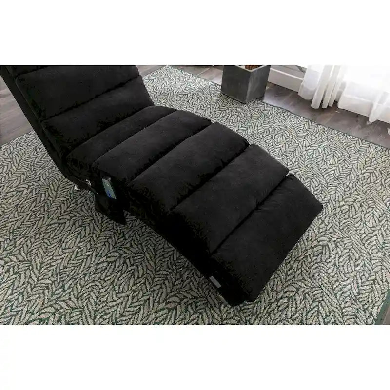 Sillón Chaise Lounge de Lino para Interiores, Tumbona Larga Moderna para Oficina o Sala de Estar