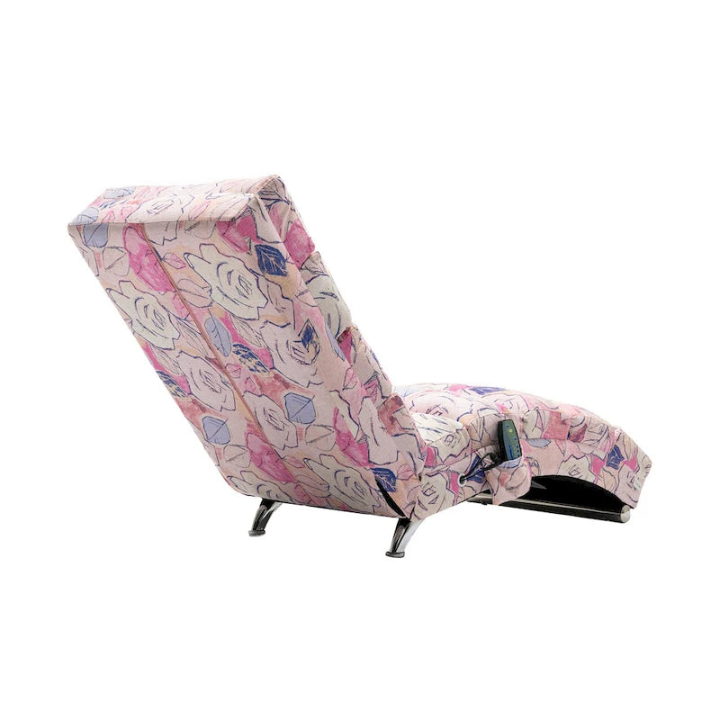 Sillón Chaise Lounge de Lino para Interiores, Tumbona Larga Moderna para Oficina o Sala de Estar