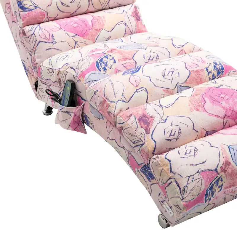 Sillón Chaise Lounge de Lino para Interiores, Tumbona Larga Moderna para Oficina o Sala de Estar