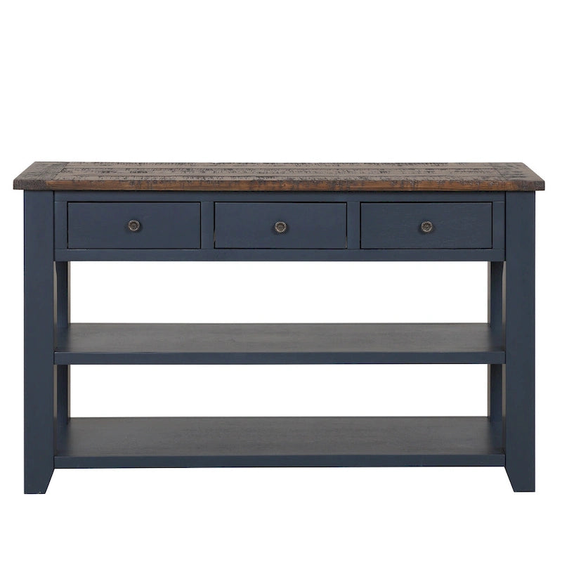 Mesa de consola moderna para entrada, mesa auxiliar de sofá