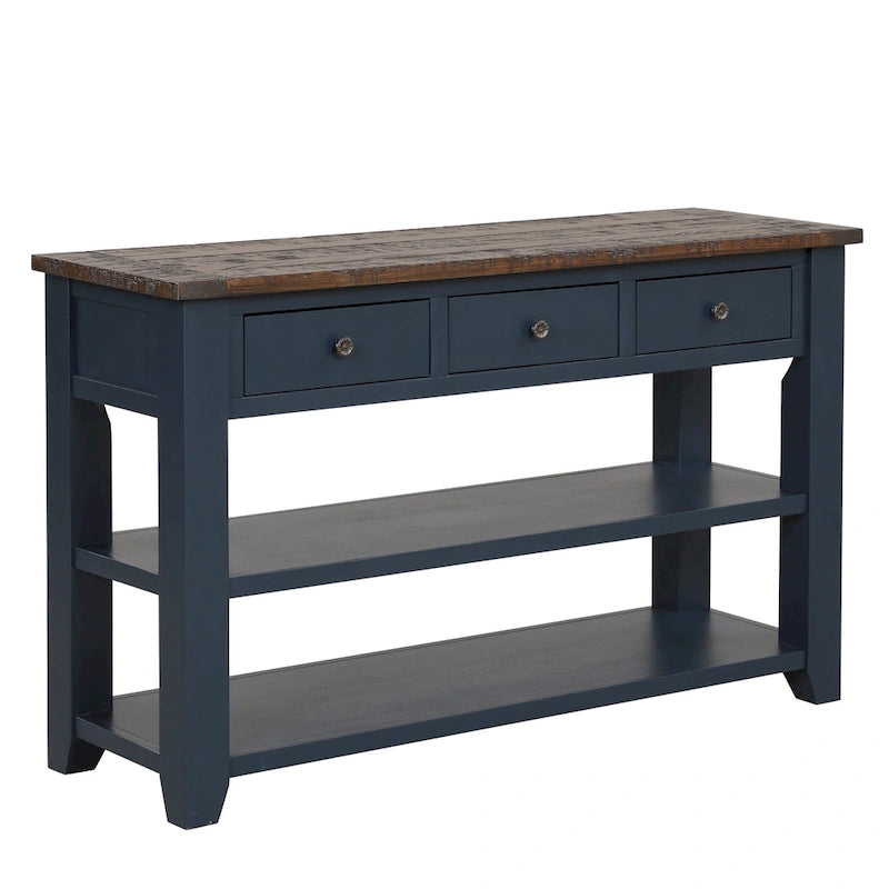 Mesa de consola moderna para entrada, mesa auxiliar de sofá