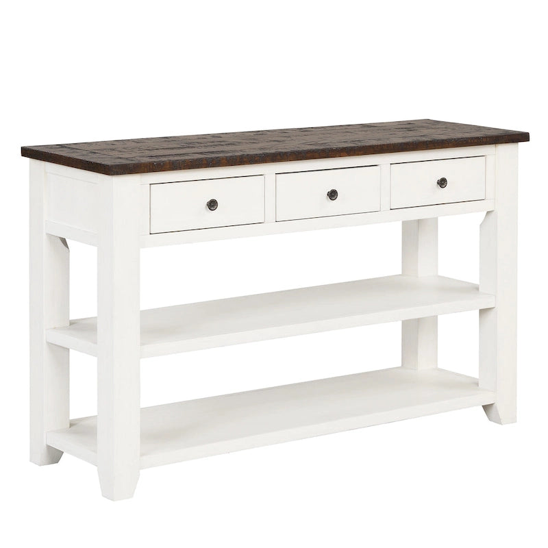 Mesa de consola moderna para entrada, mesa auxiliar de sofá