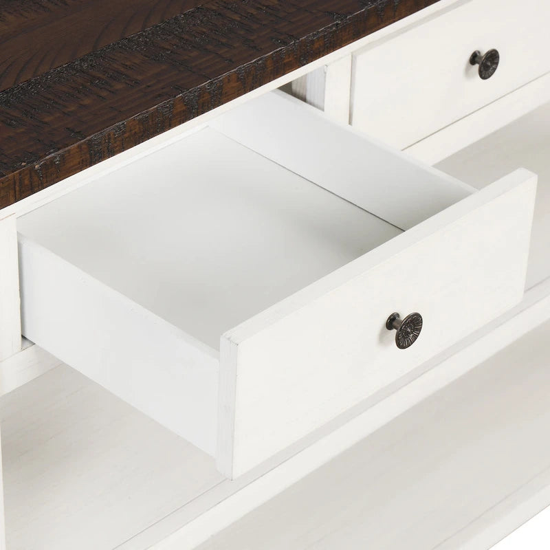 Mesa de consola moderna para entrada, mesa auxiliar de sofá