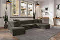 Porch & Den California King Convertible Sleeper Sofa and Ottomans