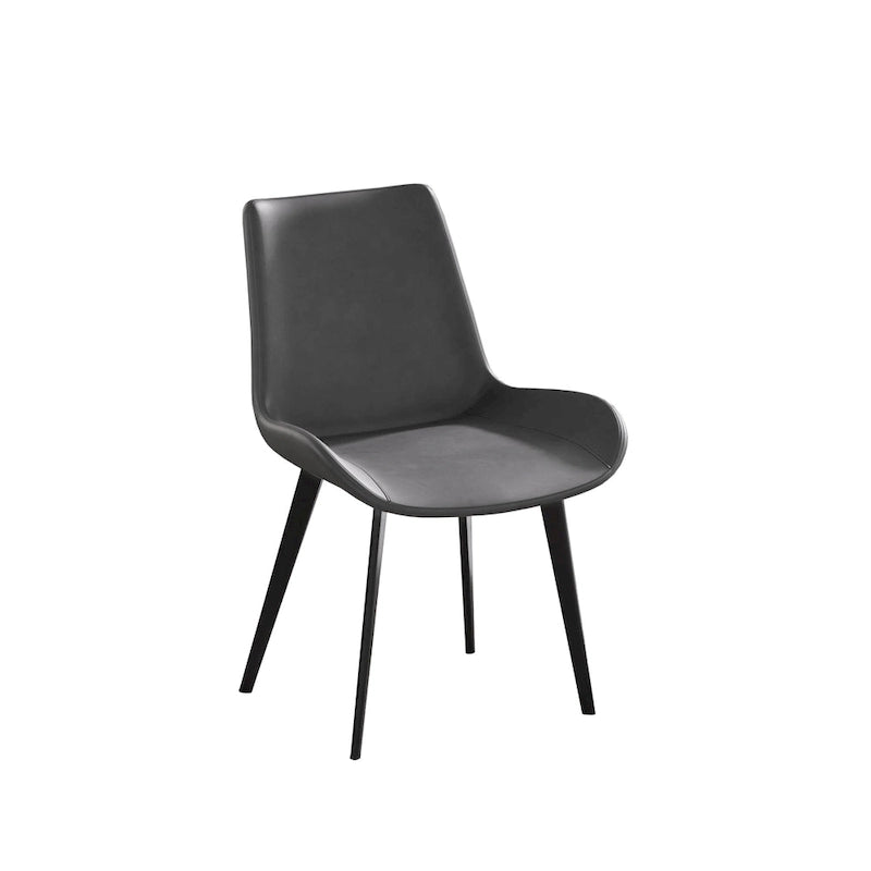 Sillas de comedor tapizadas con patas de metal, juego de 2 o 4