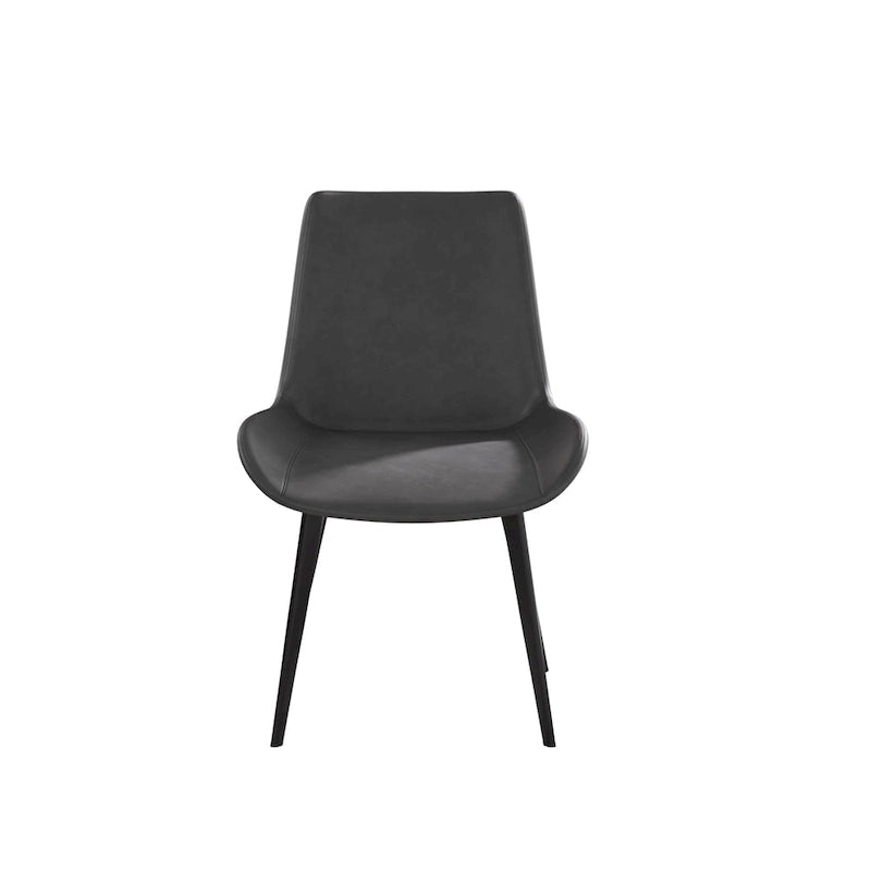 Sillas de comedor tapizadas con patas de metal, juego de 2 o 4