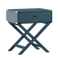 Mesa auxiliar de madera X-Base con cajón