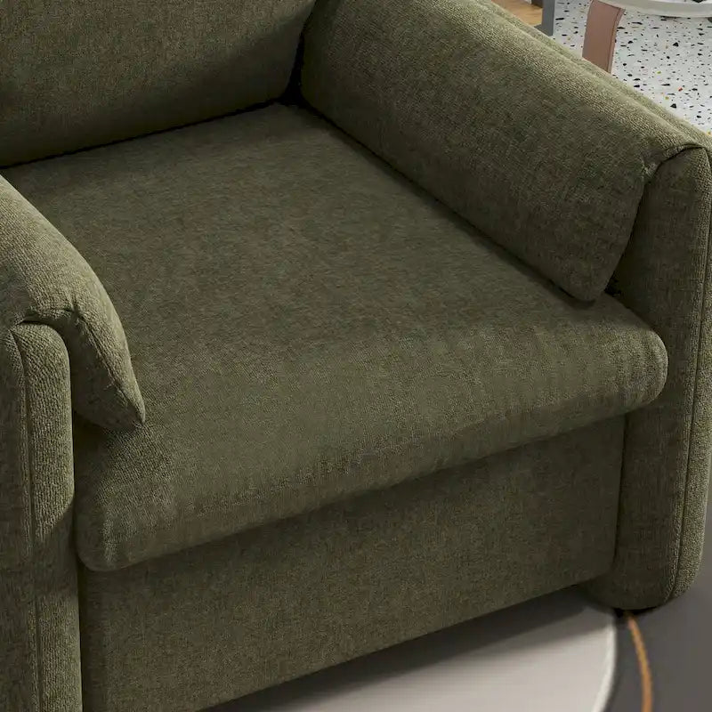 Sillón decorativo tapizado – Asiento individual