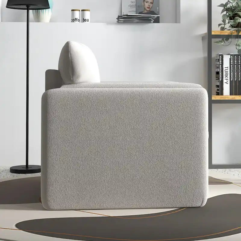 Sillón decorativo tapizado – Asiento individual