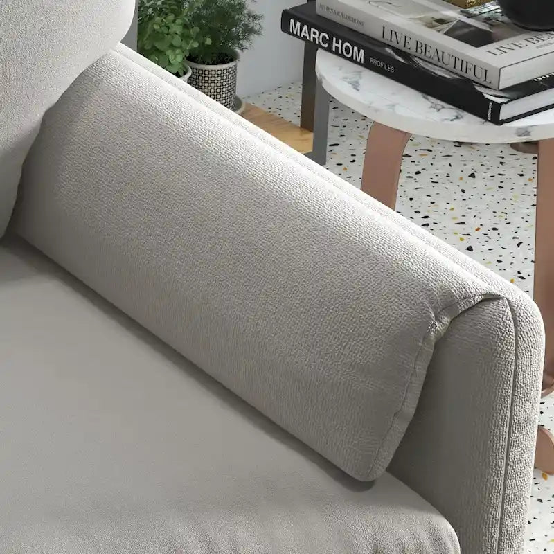 Sillón decorativo tapizado – Asiento individual