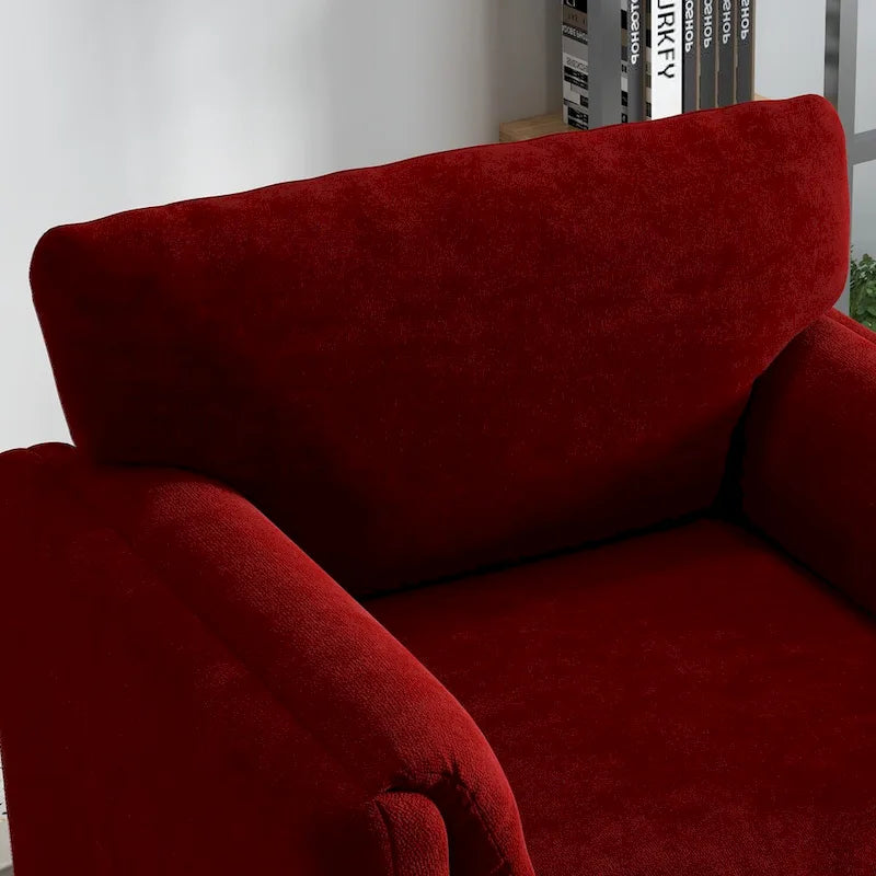 Sillón decorativo tapizado – Asiento individual