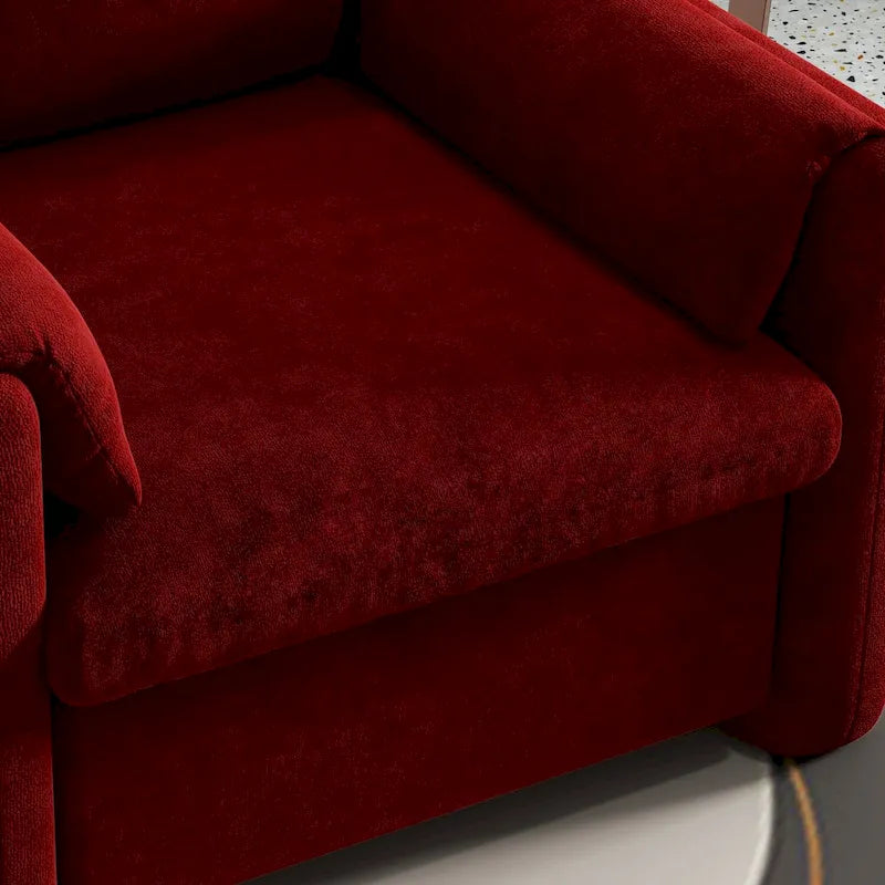 Sillón decorativo tapizado – Asiento individual