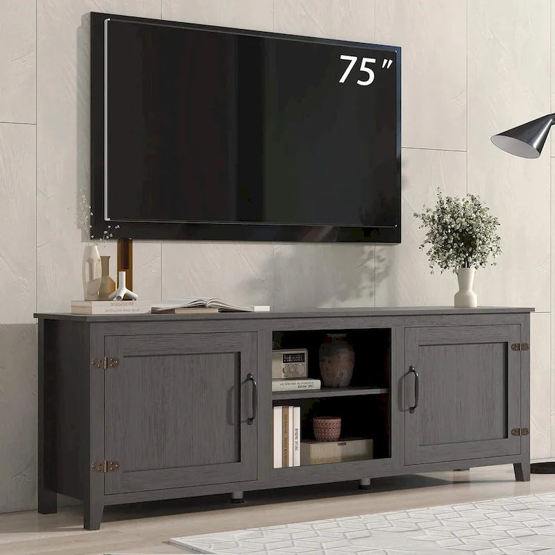 Mueble de almacenamiento de madera para televisor de hasta 80 pulgadas