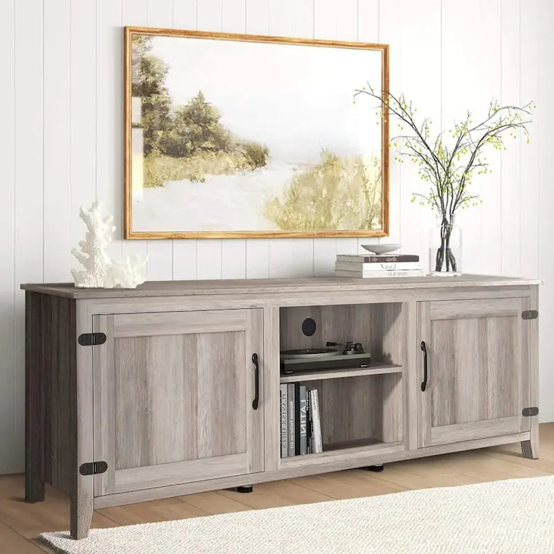 Mueble de almacenamiento de madera para televisor de hasta 80 pulgadas