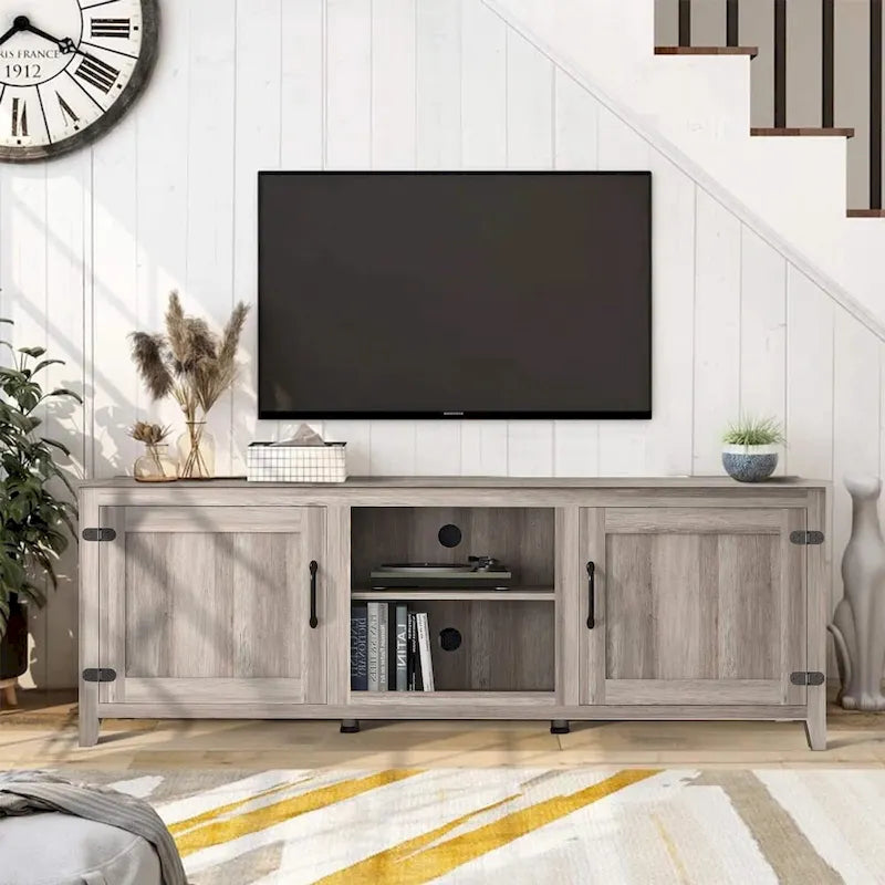 Mueble de almacenamiento de madera para televisor de hasta 80 pulgadas