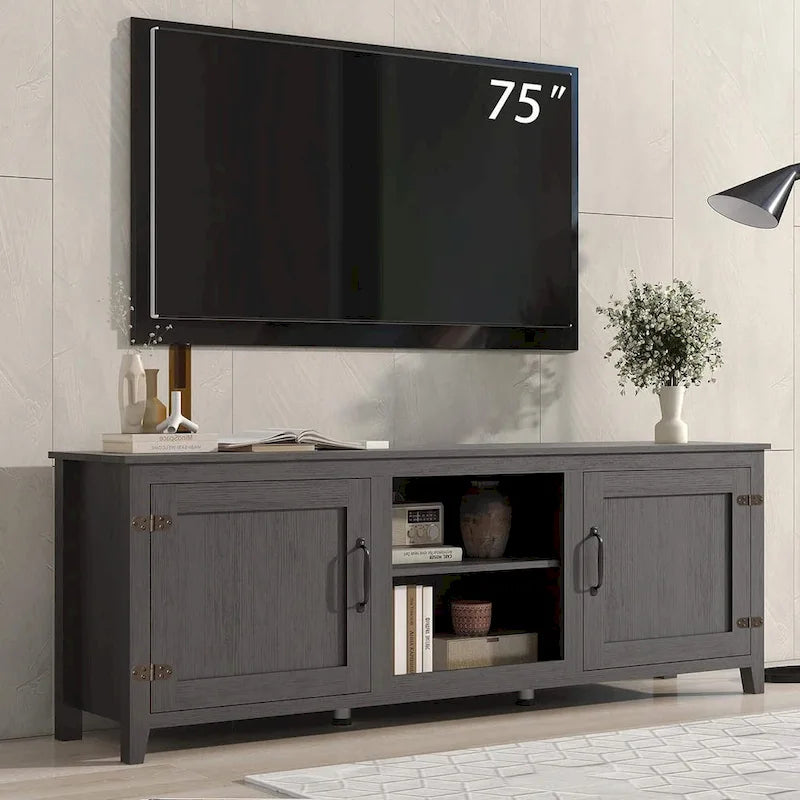 Mueble de almacenamiento de madera para televisor de hasta 80 pulgadas
