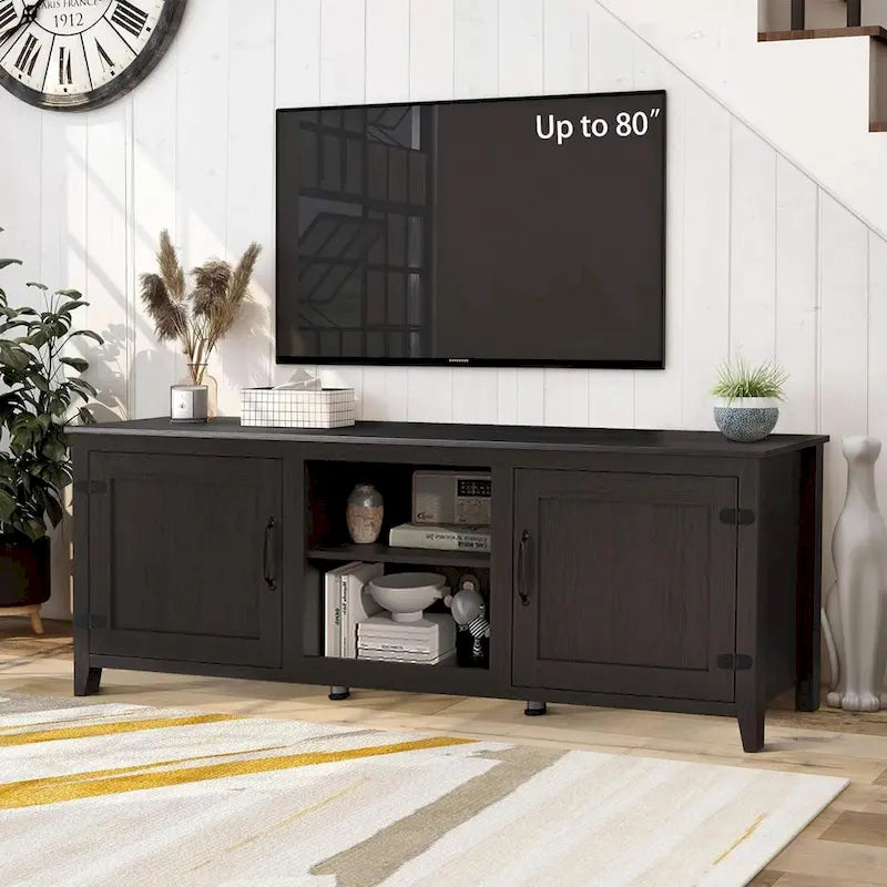 Mueble de almacenamiento de madera para televisor de hasta 80 pulgadas