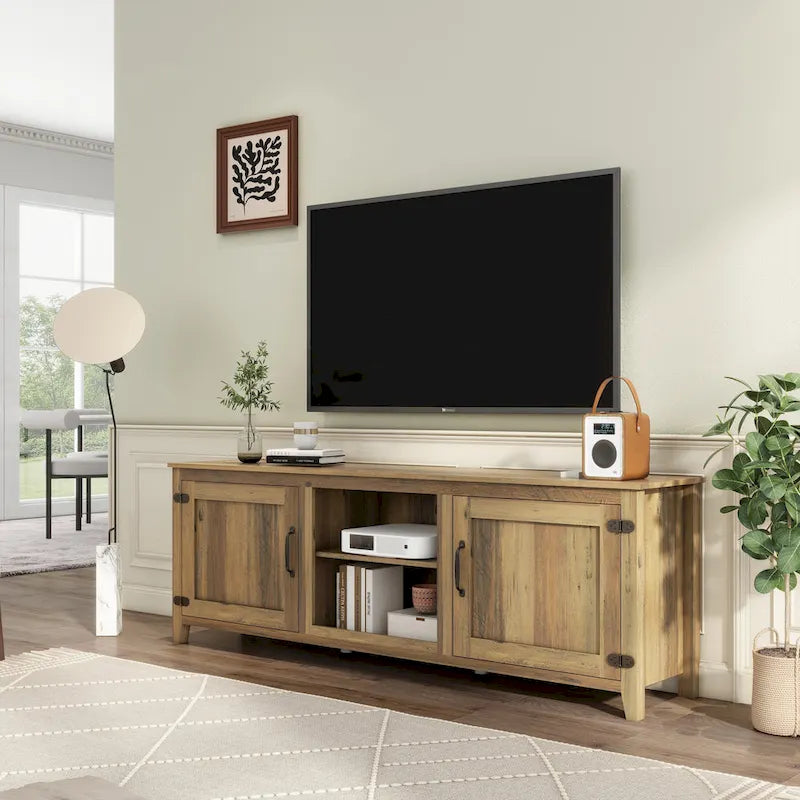Mueble de almacenamiento de madera para televisor de hasta 80 pulgadas