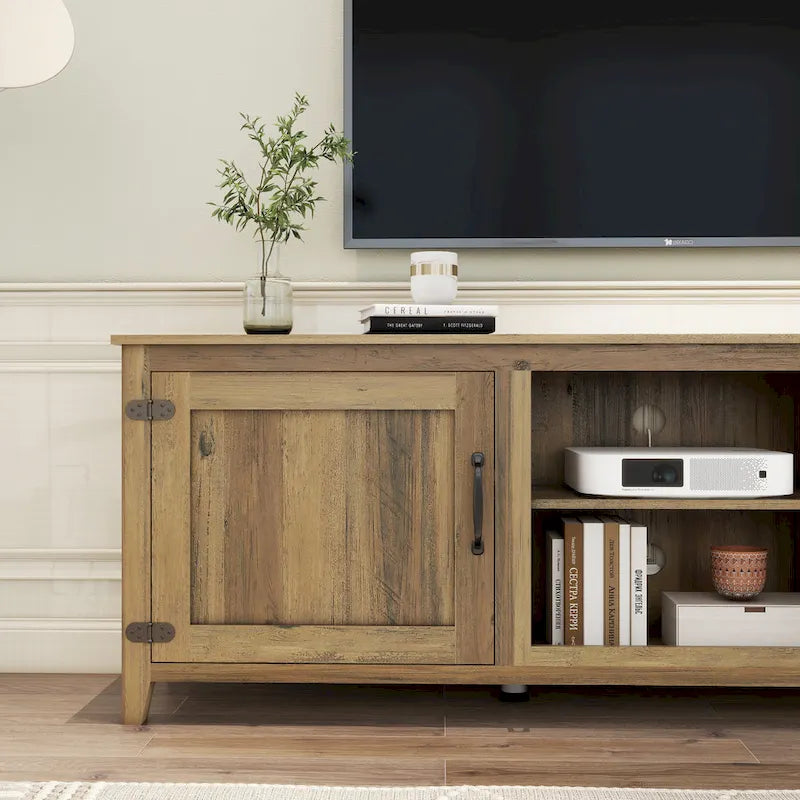 Mueble de almacenamiento de madera para televisor de hasta 80 pulgadas