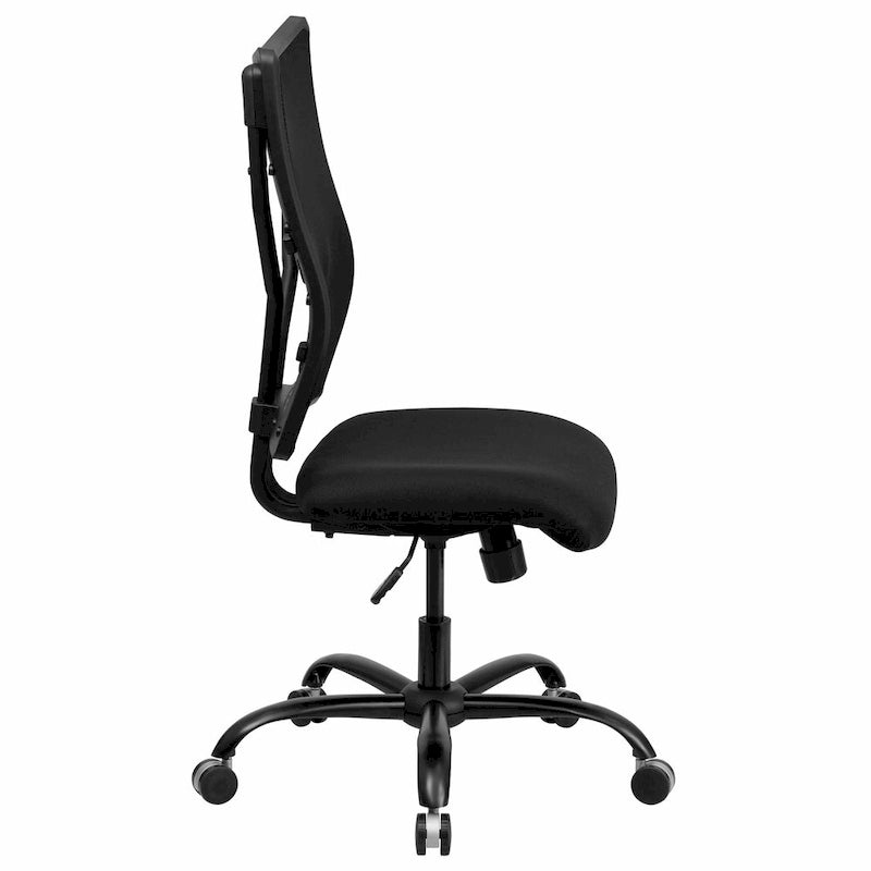 Sillón giratorio ergonómico ejecutivo de malla para oficina Big & Tall con capacidad de 180 kg