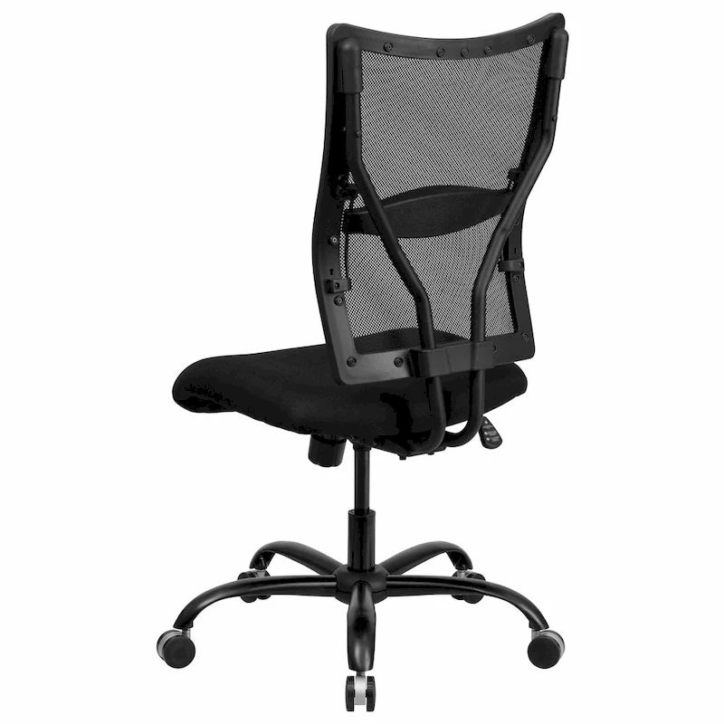 Sillón giratorio ergonómico ejecutivo de malla para oficina Big & Tall con capacidad de 180 kg