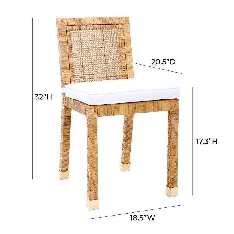 Silla de comedor Amara de ratán