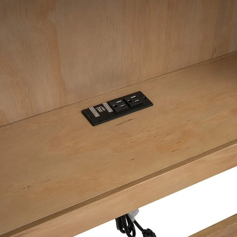 Sofá cama individual con nido, gabinetes de almacenamiento y puertos de carga USB