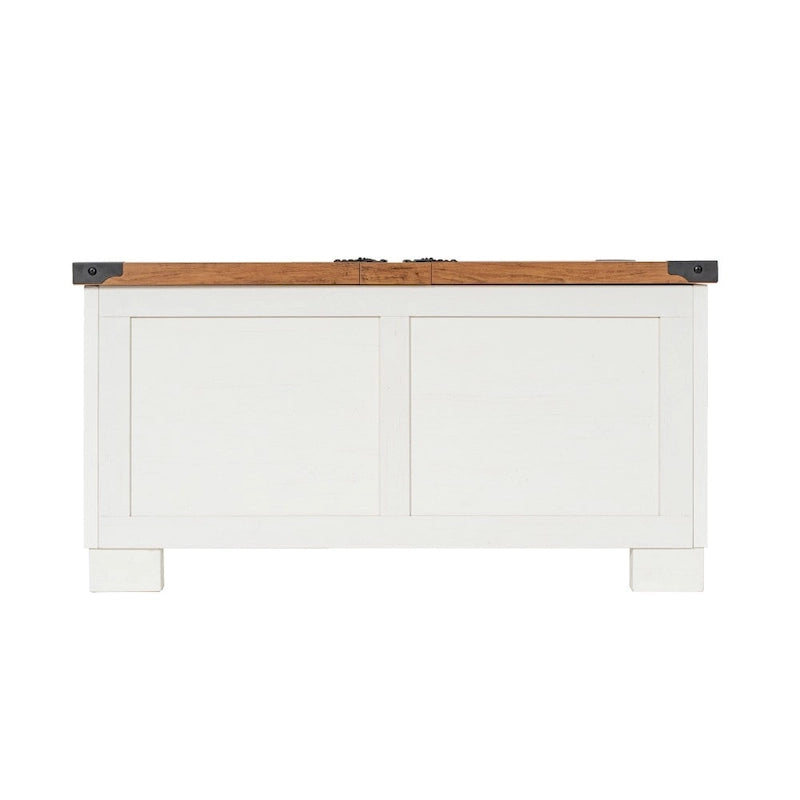 Mesa de centro elevable con almacenamiento y compartimentos con bisagras