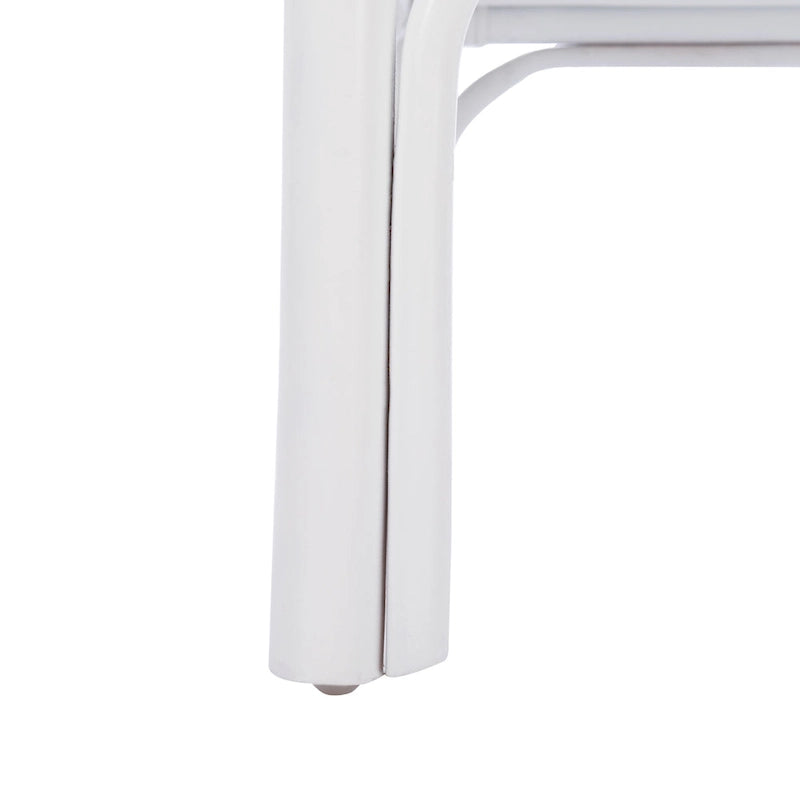 Sillón decorativo de ratán con cojín - 27.6"An. x 31.5"Pr. x 31.5"Al.