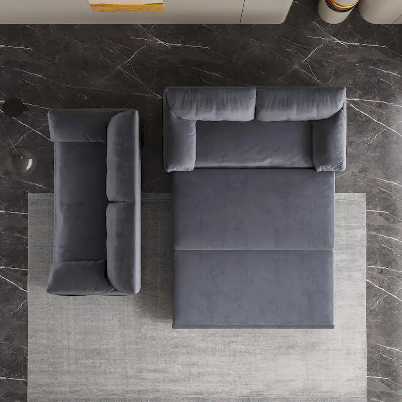 Sofá cama desplegable Queen, sofá cama convertible 3 en 1 con almacenamiento lateral