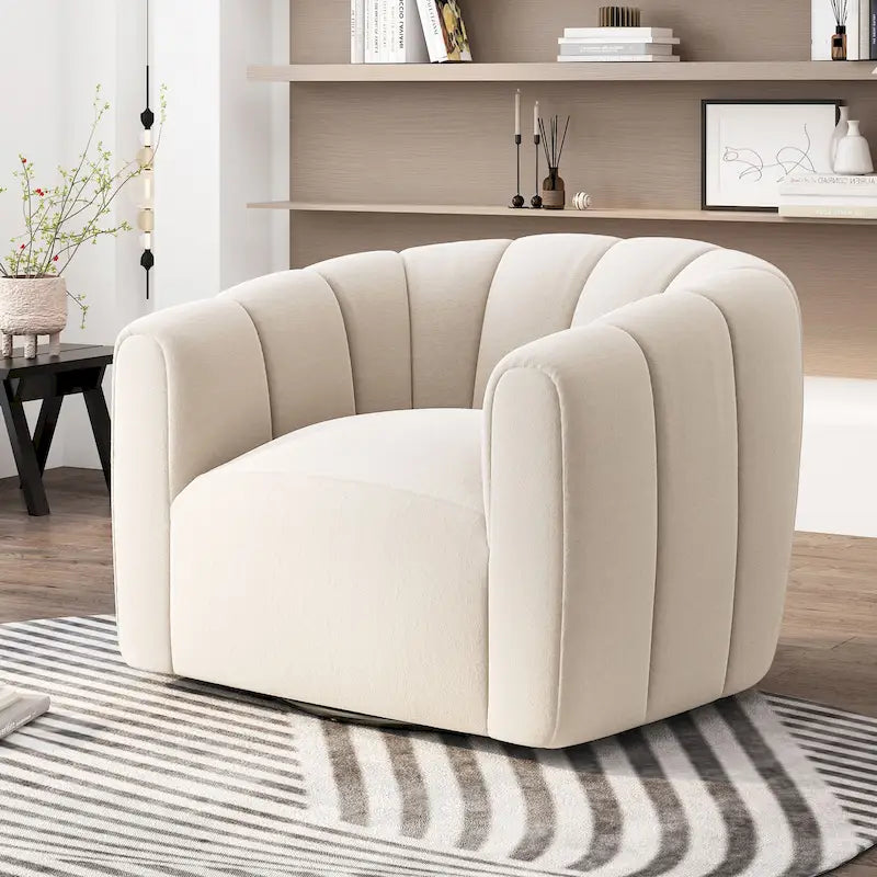 Sillón giratorio club moderno Monroe para interiores de Christopher Knight Home