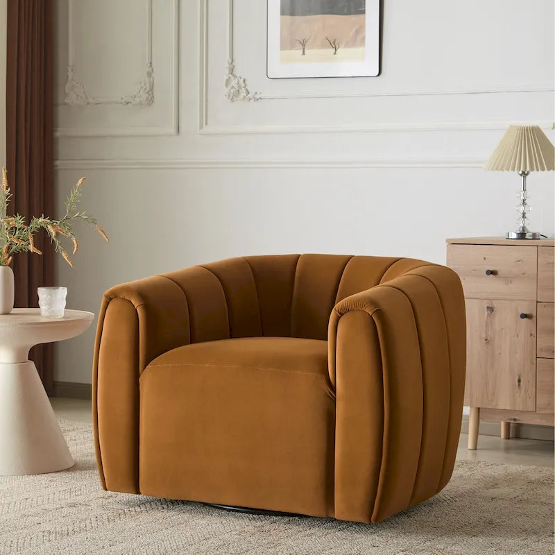 Sillón giratorio club moderno Monroe para interiores de Christopher Knight Home