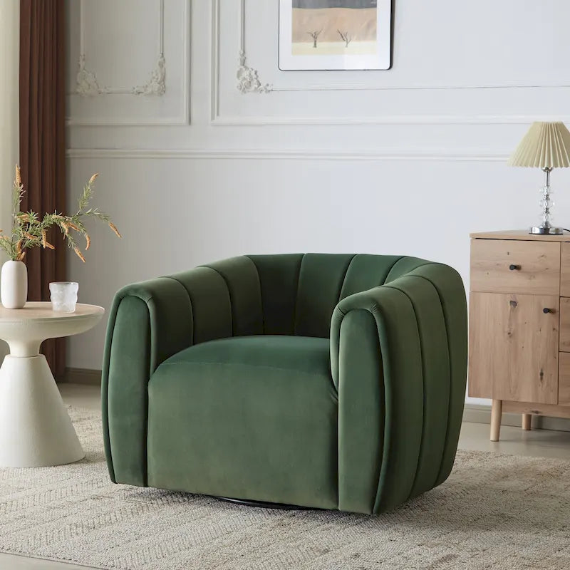 Sillón giratorio club moderno Monroe para interiores de Christopher Knight Home