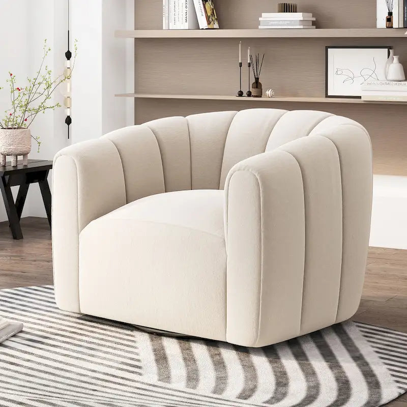Sillón giratorio club moderno Monroe para interiores de Christopher Knight Home