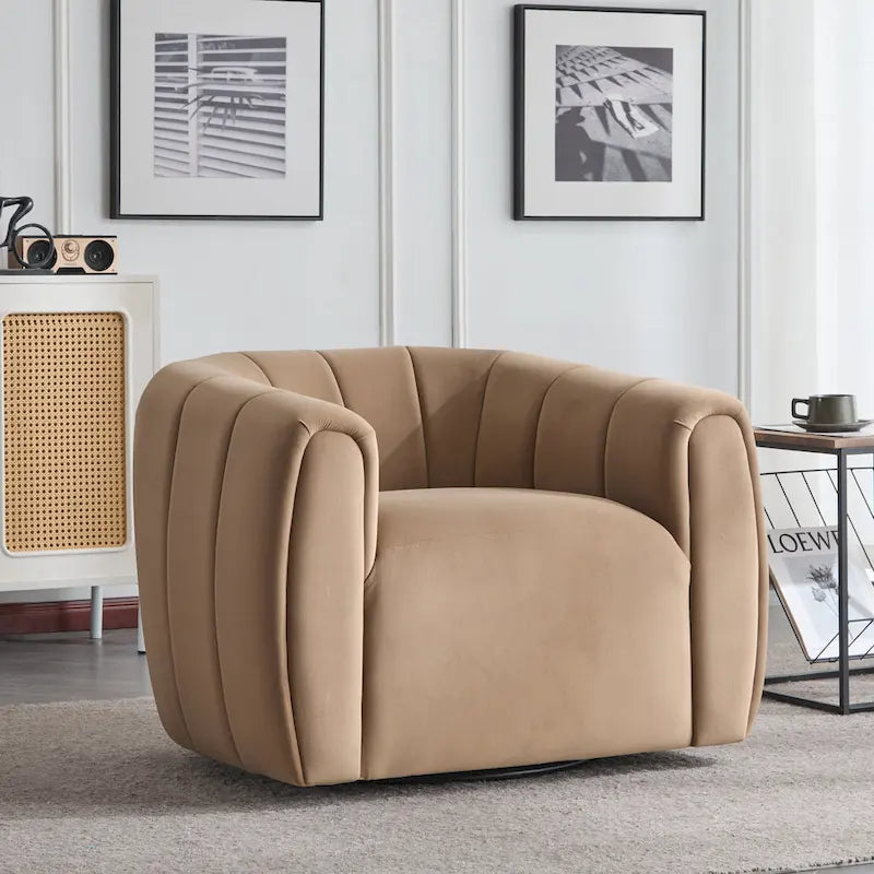 Sillón giratorio club moderno Monroe para interiores de Christopher Knight Home