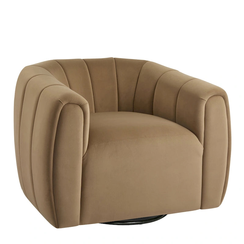 Sillón giratorio club moderno Monroe para interiores de Christopher Knight Home