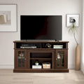 Mueble para TV clásico con almacenamiento abierto y cerrado – Para televisores de hasta 65"